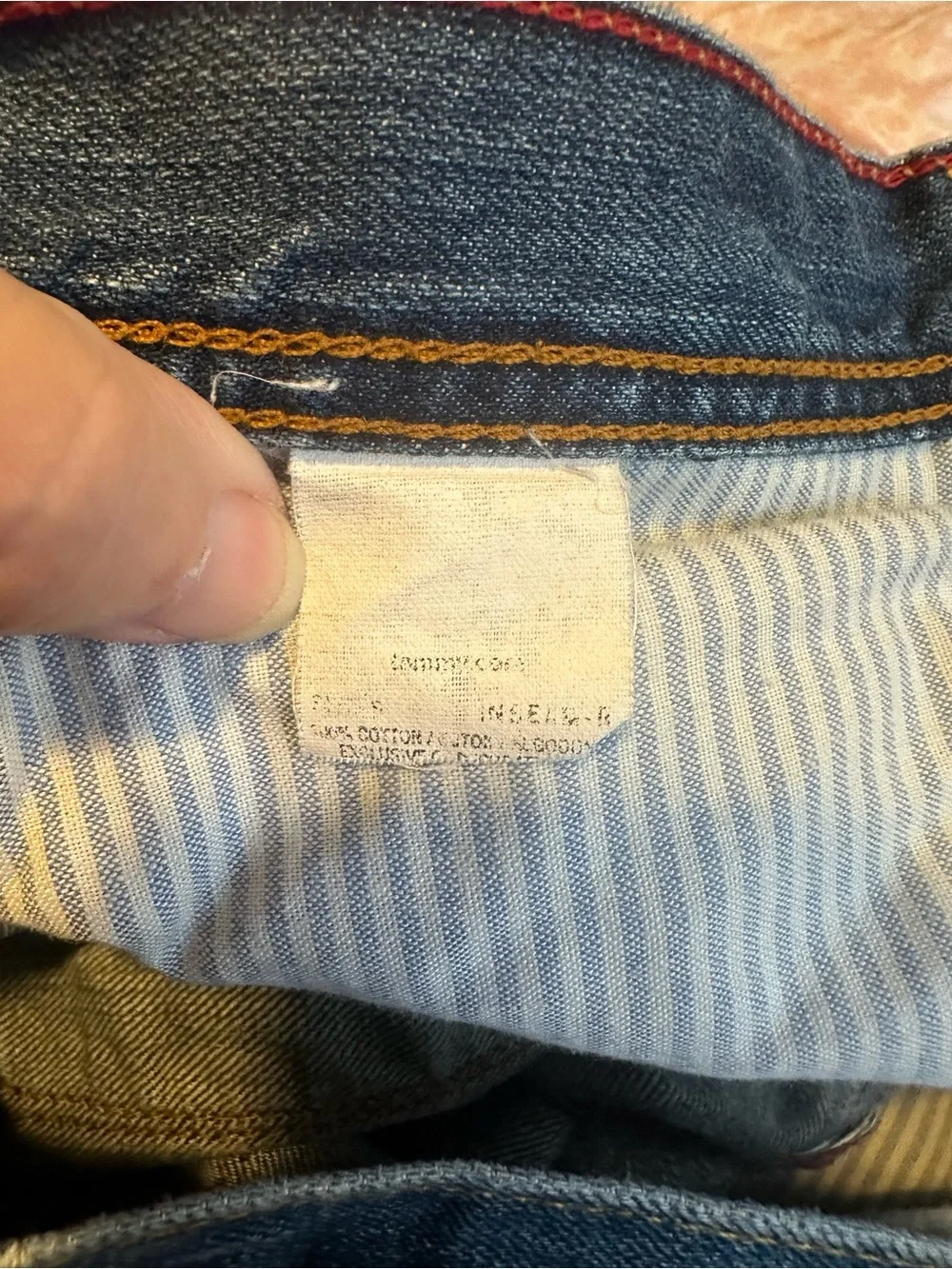 Tommy Hilfiger Men’s  Vintage Straight Leg Blue Jeans Size 31